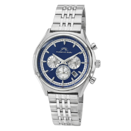 Porsamo Bleu Charlie Mens Watch - Silver-tone Dial Model 1261bchs