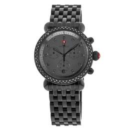Michele CSX Chronograph Diamond Black Dial Ladies Watch MWW03D000051