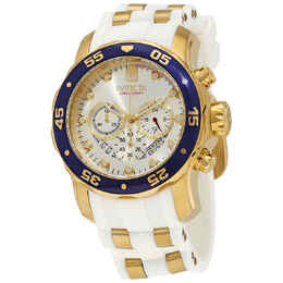 Invicta Pro Diver Chronograph Silver Dial Mens Watch - Artic 20293