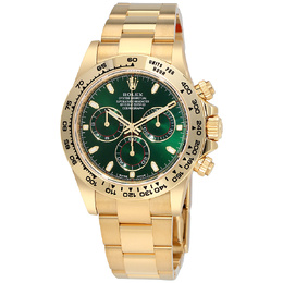 Pre-owned Rolex Cosmograph Daytona Chronograph Green Dial Mens Watch Ref. m116508-0013