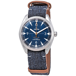 Pre-owned Omega Railmaster Automatic Chronometer Mens Watch 220.12.40.20.03.001