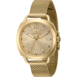 Invicta Wildflower Quartz Gold Dial Ladies Watch, Model: 46338