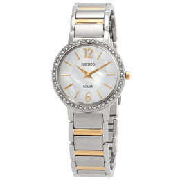 Seiko Solar Mother of Pearl Dial Ladies Watch sup469