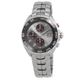 Tag Heuer Formula 1 X Senna Chronograph Automatic Grey Dial Mens Watch caz201d.ba0633