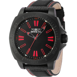 Invicta Speedway Quartz Black Dial Mens Watch Model #46309