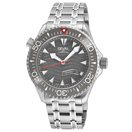 Gevril Hudson Yards Automatic Grey Dial Mens Watch 48834B