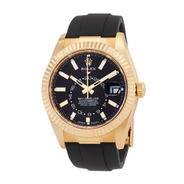 Rolex Sky-Dweller GMT Automatic Chronometer Black Dial Mens Watch Ref. 336238-0002