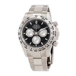 Rolex Daytona Chronograph 126509-0001 White Gold Case Black Dial Men's Watch