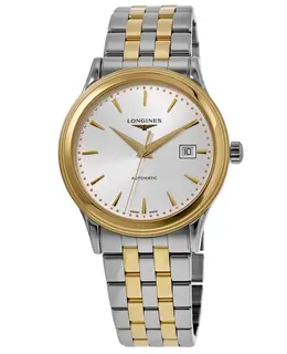 Longines Flagship Automatic Silver Dial Steel and Yellow Gold Unisex Watch l4.984.3.79.7