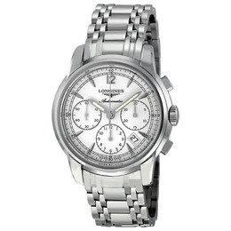 Longines Saint-Imier Automatic Chronograph White Dial Mens Watch L2.752.4.72.6