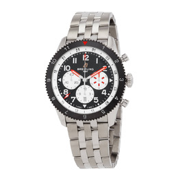 Men's Breitling Super Avi Chronograph Analog Automatic Watch - YB04451A1B1A1