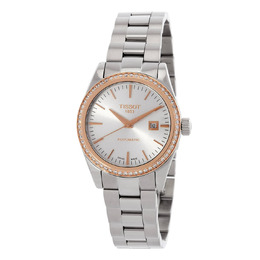 Tissot T-My Lady Automatic Diamond Silver Dial Watch