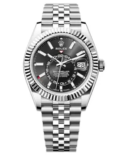 Rolex Sky-Dweller Men's Watch Model M336934-0008, White Rolesor Case with Black Dial