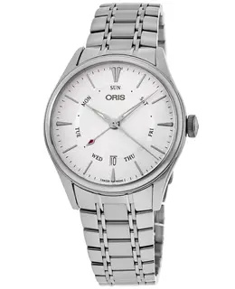 Oris Artelier Pointer Day Date Silver Dial Steel Men's Watch Model 01 755 7742 4051-07 8 21 88