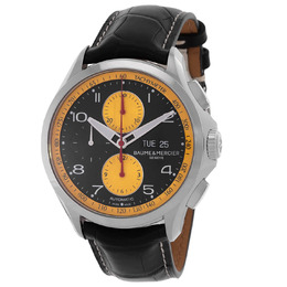 Baume & Mercier Clifton Chronograph Automatic Black Dial Mens Watch m0a10371