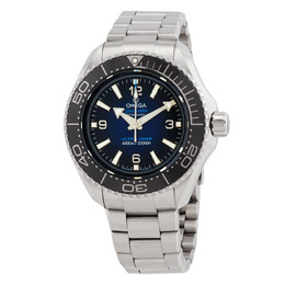 Omega Seamaster Ultra Deep Planet Ocean Automatic Chronometer Blue Dial Mens Watch 215.30.46.21.03.001