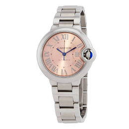 Cartier Ballon Bleu Automatic Pink Dial Ladies Watch WSBB0068
