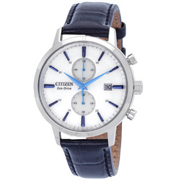 Citizen Core Collection Chronograph Quartz White Dial Mens Watch CA7069-16A