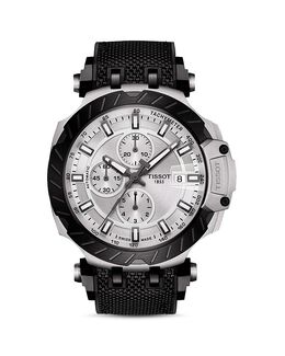 Хронограф Tissot T-Race, 45 мм 3565322 | silver/black
