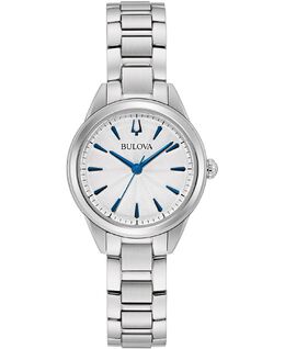 Женские часы Sutton с браслетом из нержавеющей стали, 28 мм Bulova, серебро 10458011 | silver