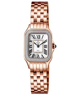 Женские часы Milan Swiss Quartz Rose из нержавеющей стали с браслетом 27,5 мм Gevril 14603713 | rose