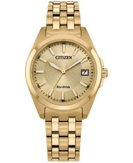 Женские часы Eco-Drive Peyten с золотистым браслетом из нержавеющей стали, 33 мм Citizen, золотой 15734316 | gold-tone