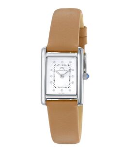 Женские часы Karolina Diamond из натуральной кожи с ремешком 1081CKAL Porsamo Bleu 16205187 | beige