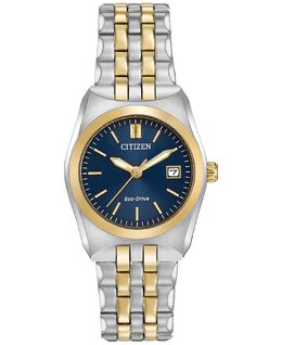Женские двухцветные часы Eco-Drive с браслетом из нержавеющей стали, 28 мм EW2294-53L Citizen 2489209 | two-tone