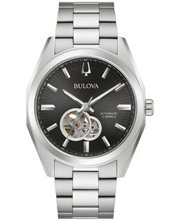 Мужские автоматические часы Surveyor с браслетом из нержавеющей стали, 42 мм Bulova 12867144 | silver-tone