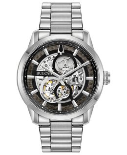 Мужские автоматические часы Sutton с браслетом из нержавеющей стали, 43 мм Bulova 6272026 | no color
