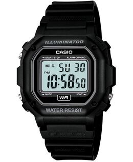 Мужские цифровые часы с черным полимерным ремешком, 42,4 мм Casio 10389893 | black