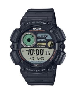 Мужские цифровые часы из черной смолы 50,1 мм, WS1500H-1AV Casio 15776251 | black