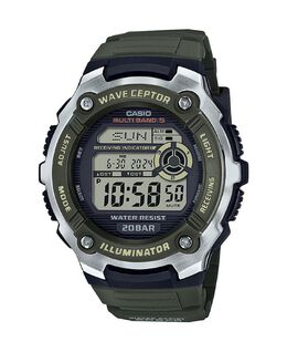 Мужские цифровые часы из смолы зеленого цвета, 47,7 мм, WV200R-3A Casio 15924720 | green