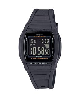 Мужские цифровые кварцевые серые часы из смолы, 36 мм, W201-1BV Casio 16311746 | gray