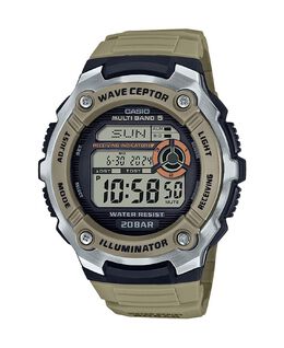 Мужские цифровые часы из коричневой смолы, 47,7 мм, WV200R-5A Casio 15924721 | tan