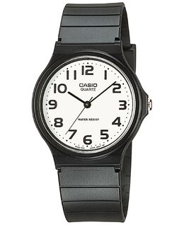 Часы унисекс с черным полимерным ремешком, 35 ​​мм Casio 10389869 | black