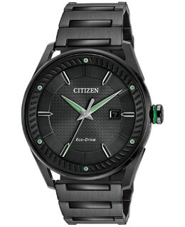 Мужские часы Drive from Citizen Eco-Drive, черный браслет из нержавеющей стали с ионным покрытием, 42 мм, BM6985-55E 2998710 | black