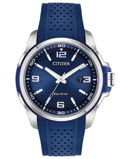 Мужские часы Drive From Citizen Eco-Drive, 45 мм, синий полиуретановый ремешок 5670910 | blue