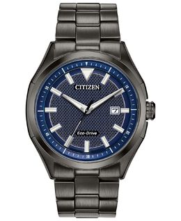 Мужские часы Drive From Citizen Eco-Drive с черным браслетом из нержавеющей стали и WDR, 41 мм 7812248 | black