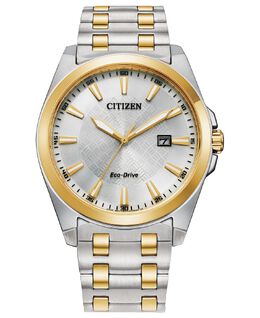 Eco-Drive Мужские двухцветные часы Corso с браслетом из нержавеющей стали, 41 мм Citizen 12554400 | two-tone