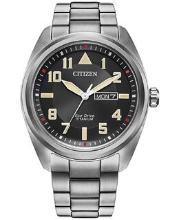 Мужские часы Garrison Eco-Drive с браслетом из нержавеющей стали, 42 мм Citizen 13777854 | silver-tone