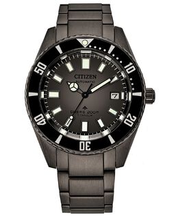Мужские автоматические часы Promaster с черным титановым браслетом 42 мм Citizen 15734880 | black