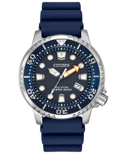 Мужские часы Eco-Drive Promaster Diver с синим ремешком, 42 мм BN0151-09L Citizen 1983200 | no color