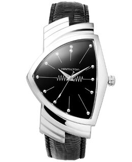 Часы мужские Swiss Ventura, черный кожаный ремешок, 27 мм, H24411732 Hamilton 771976 | none