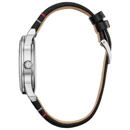 Мужские часы Disney Eco-Drive Mickey Mouse Shadow 100th Anniversary с черным кожаным ремешком от производителя — BV1130-03W Citizen 33445938