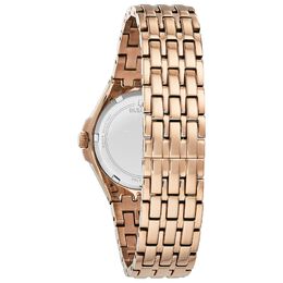 Женские часы Baguette с кристаллами розового золота - 98L268 Bulova 28646048