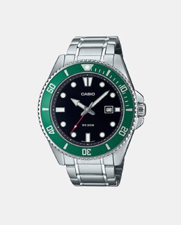 Стальные мужские часы MDV-107D-3AVEF Casio, серебро 4549526358944 | plata