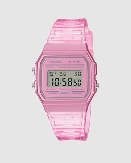 Casio Collection F-91WS-4EF Женские часы из розовой смолы Casio, розовый 4549526261091 | rosa