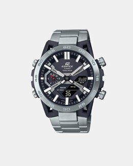 Стальные мужские часы Edifice ECB2000D1AEF Casio, серебро 4549526329838 | plata