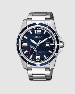 Citizen AW7037-82L Eco-Drive Стальные мужские часы Citizen, серебро 8018225023744 | plata